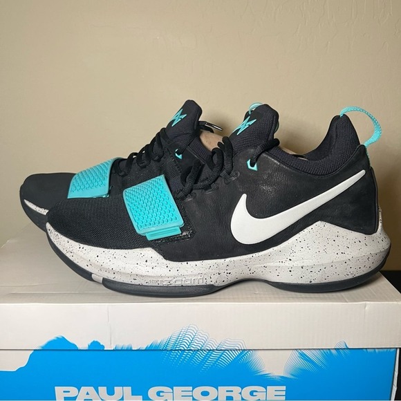 Nike PG1 - Black Aqua - Picture 1 of 13